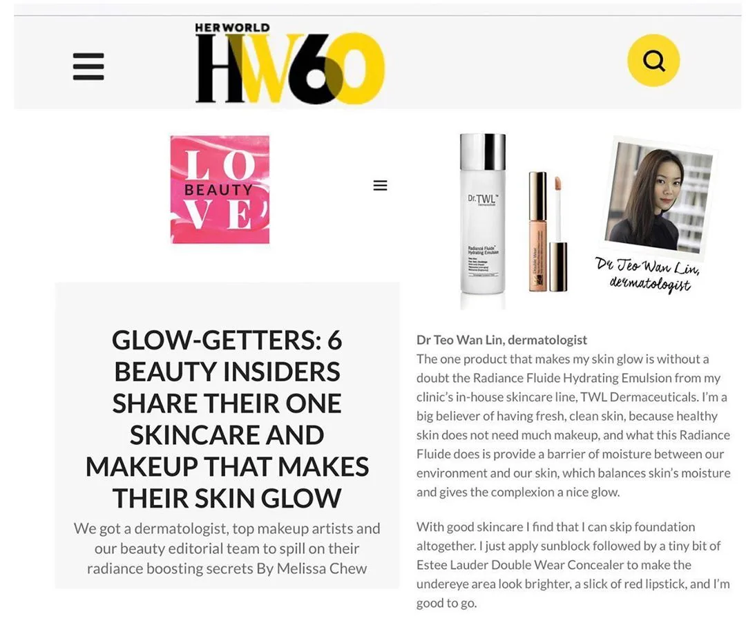 HerWorld Feature Radiance Fluide Dermatologist Moisturiser