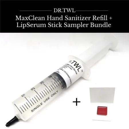 MaxClean™ Hand Sanitizer Refill + LipSerum Stick™ Sampler Bundle