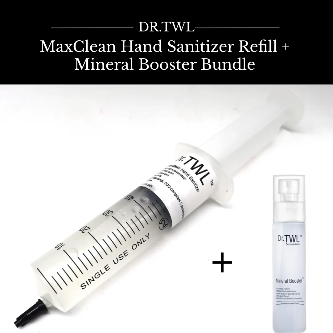 MaxClean™ Hand Sanitizer Refill + Mineral Booster™ Bundle