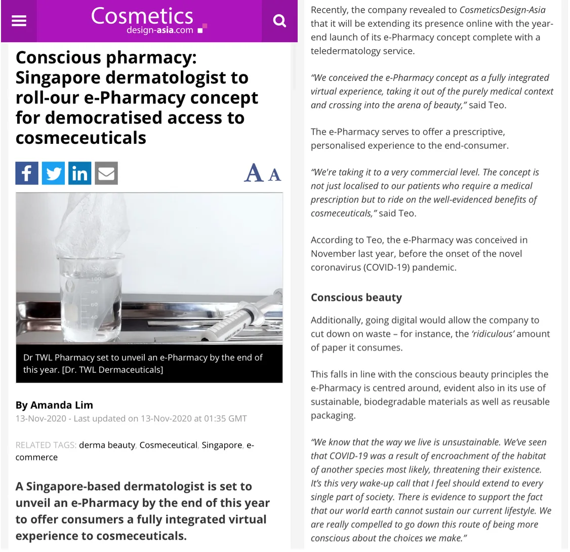 Cosmetics Design Asia Mask Bar