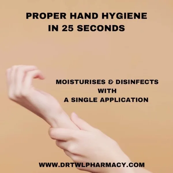 Proper Hand Hygiene with Moisturisation