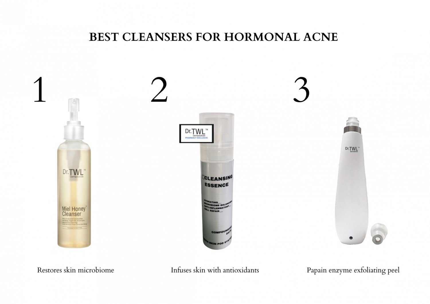 3 Best Cleanser(s) for Hormonal Acne Our Drugstore Guide