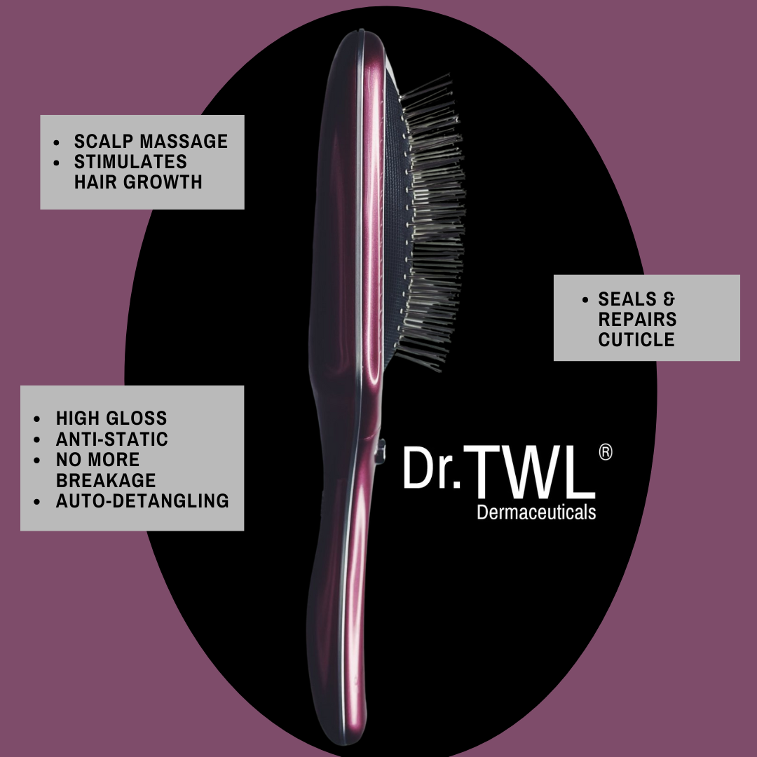 Hair Relaxing Brush 7 in 1 Glass Hair