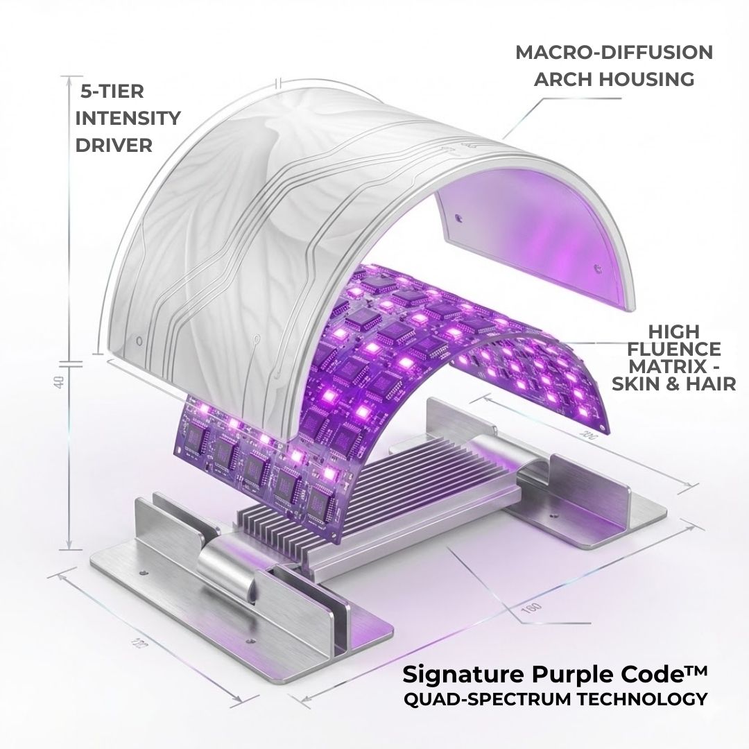 Dermatologist-Approved Quad-Spectrum LED Therapy Technology
