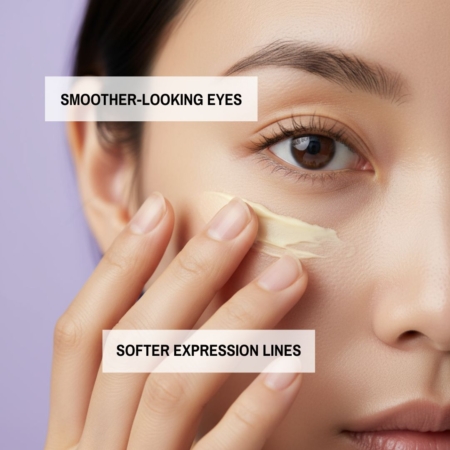 elixir v eyes softer expression lines