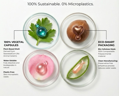 capsule facial biodegradable beauty