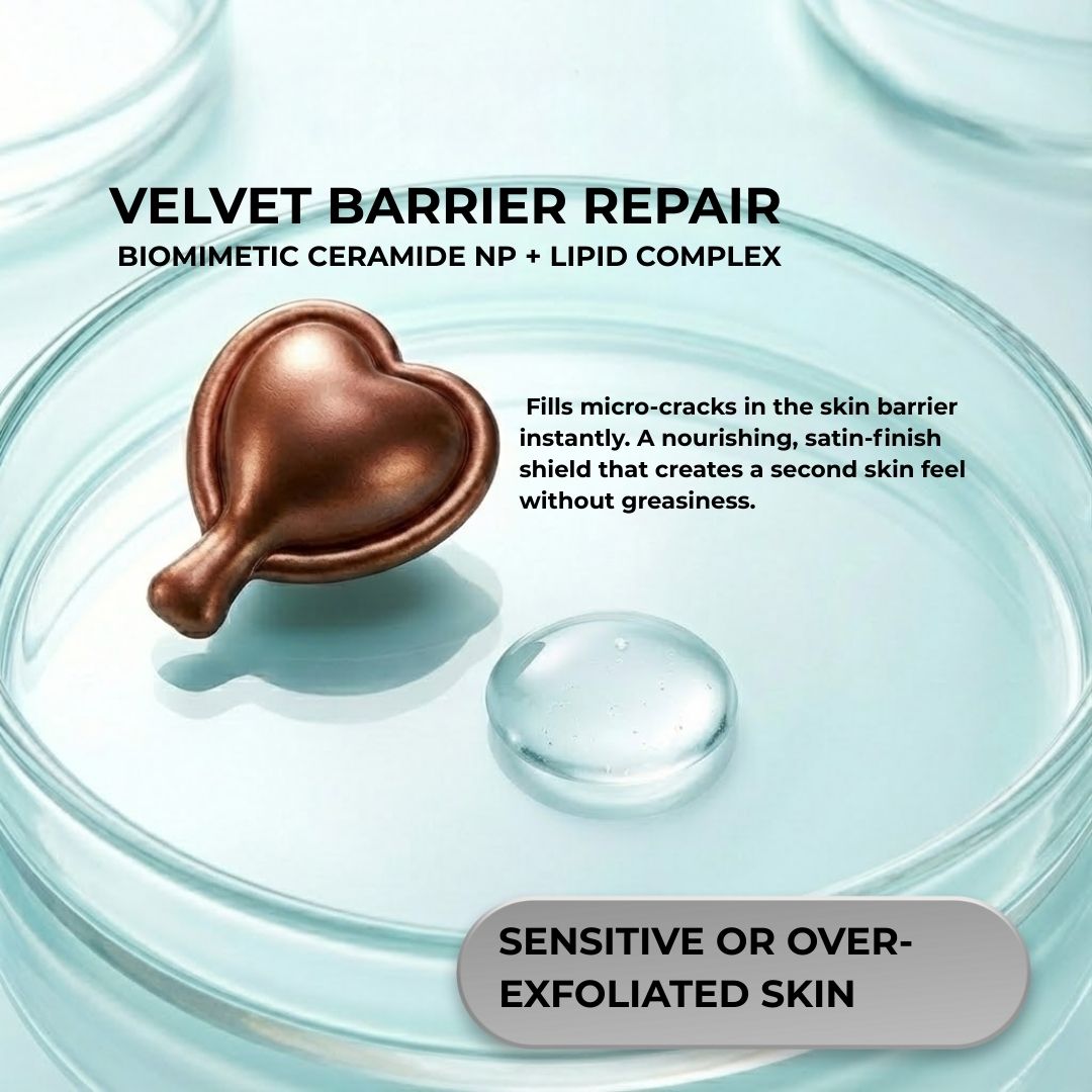 capsule facial velvet barrier repair