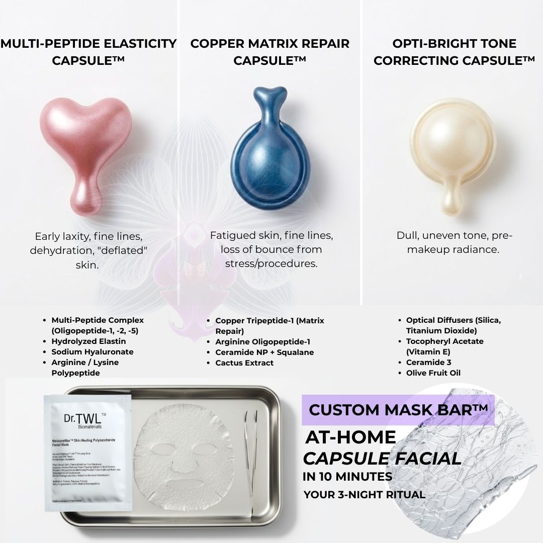 capsule facial with polysaccharide mask