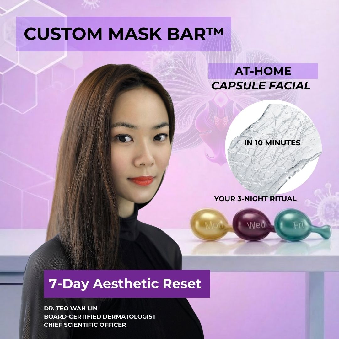custom mask bar at home capsule facial