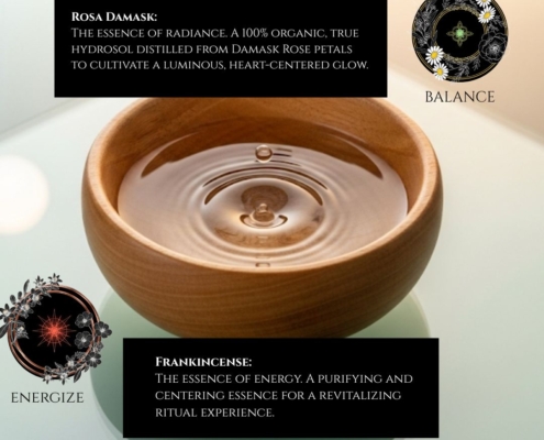 Rosa Damask and Frankincens Hydrosols